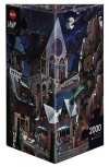Puzzle 2000 elementów. Zamek z horroru + plakat - zdjęcie