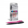 Pisaki Do Kaligrafi Pedzel 6 kolorów Pentel 187 Wb - zdjęcie