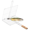 Ruszt do grillowania metalowy 33x29 cm - zdjęcie