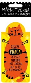 Zakładka magnetyczna, kot praca - zdjęcie