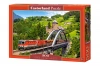 Puzzle 500 elementów. Train on the Bridge - zdjęcie