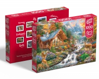 Puzzle 1000 elementów. Alpejski spokój 30400, zdjęcie 2