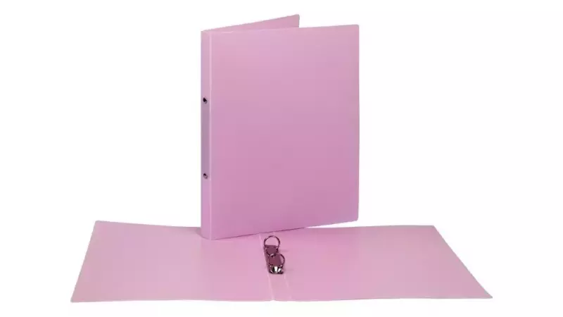 Segregator A4 PP 2cm 2R pastel różowy Segregator A4 PP 2cm 2R pastel różowy