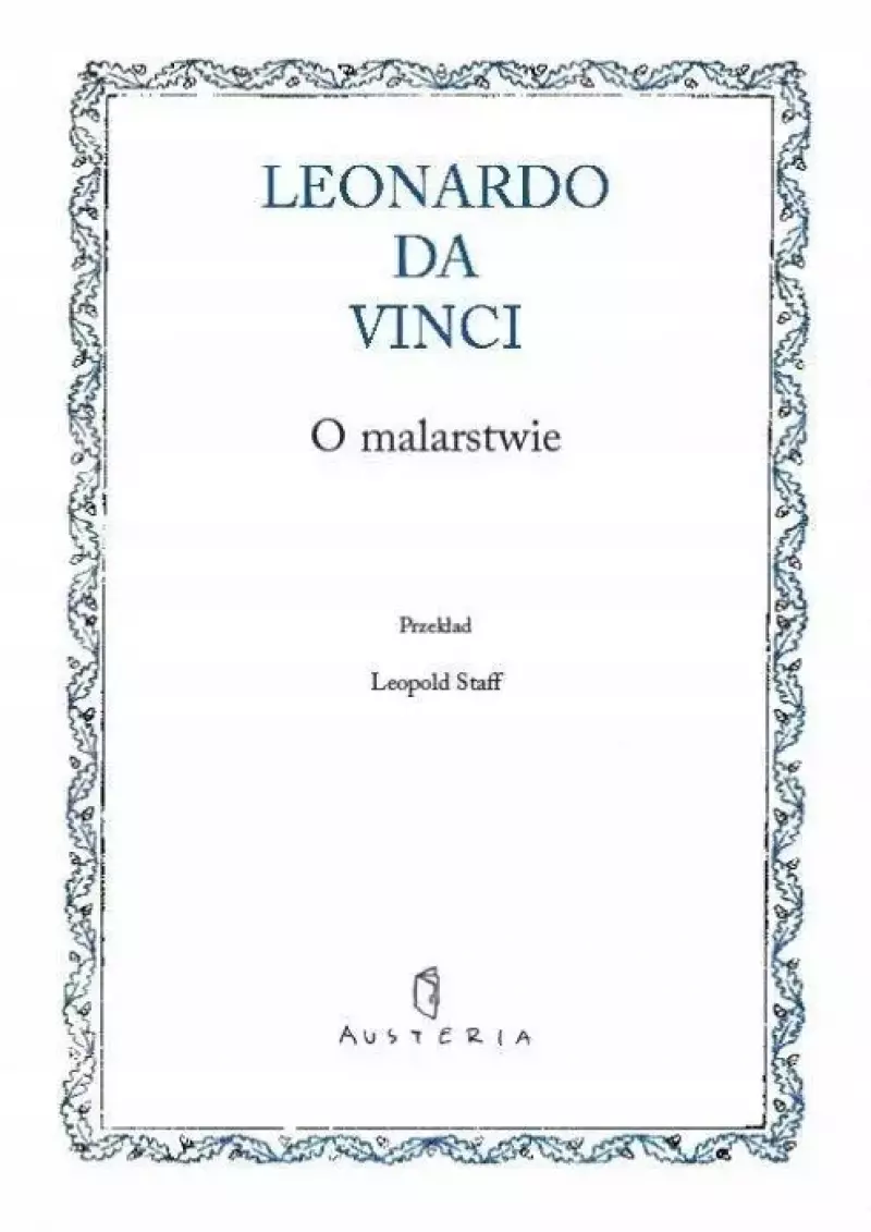 O malarstwie O malarstwie
