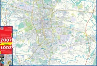 Łódź. Plan miasta papierowy, 1:22 000, zdjęcie 3