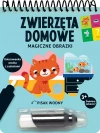 Magiczne obrazki. Zwierzęta domowe. Kolorowanka wodna z zadaniami - zdjęcie