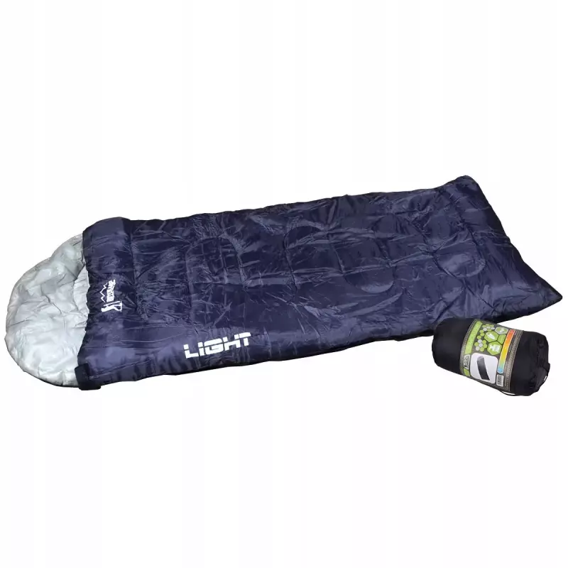 Śpiwór Turystyczny Light 200X70CM Szary Enero Camp Śpiwór Turystyczny Light 200X70CM Szary Enero Camp
