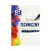 Bloki techniczne A4, 10 kartek białych (20sztuk) - zdjęcie