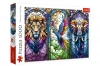 Puzzle 1000 Witraż: Zwierzęta TREFL - zdjęcie