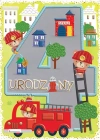 Karnet urodzinowy B6, Straż pożarna - zdjęcie
