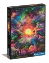 Puzzle 500 Color Boom Psychedelic Jungle Sunrise - zdjęcie
