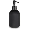 Dozownik do mydła szklany czarny 400 ml - zdjęcie
