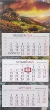 Kalendarz 2025 trójdzielny Wrzos - zdjęcie