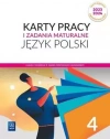 Język polski 4. Karty pracy i zadania maturalne. Liceum i technikum. Zakres podstawowy i rozszerzony - zdjęcie