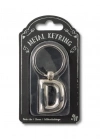 Silver Letter Keyring - brelok do kluczy litera D - zdjęcie