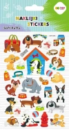 Naklejki dekoracyjne Soft Puffy 3D Dog World Psi Świat Happy Color - zdjęcie