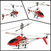 Helikopter zdalnie sterowany na pilota RC SYMA S107H 2.4GHz RTF czerwony, zdjęcie 5