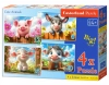 Puzzle 4w1. Śliczne zwierzęta - zdjęcie