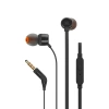 Słuchawki JBL Tune 110 douszne mini jack 3.5mm i pilotem - czarne - zdjęcie