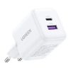 Ładowarka sieciowa Ugreen X516 USB + USB-C, GaN, 30W (biała) - zdjęcie
