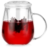 Kubek z zaparzaczem i pokrywką szklany 530 ml - zdjęcie