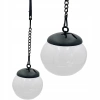 Lampa Solarna Plastikowa Kula Wisząca na Klips 10X30CM KPL.2SZT - zdjęcie