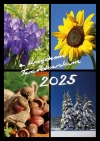 Kalendarz 2025 z księdzem Twardowskim. 4 pory roku - zdjęcie