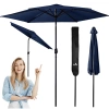 Parasol ogrodowy składany 6 segmentowy 300 cm z pokrowcem Plonos PL-884 - zdjęcie