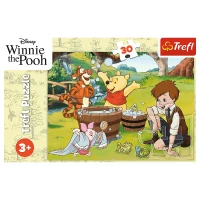 Puzzle 30 elementów. Dzień z Puchatkiem, zdjęcie 3