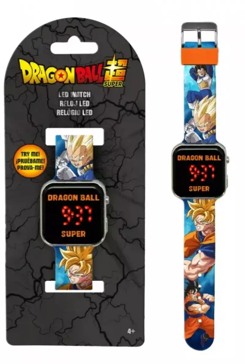 Dragon Ball Z. Zegarek LED z kalendarzem