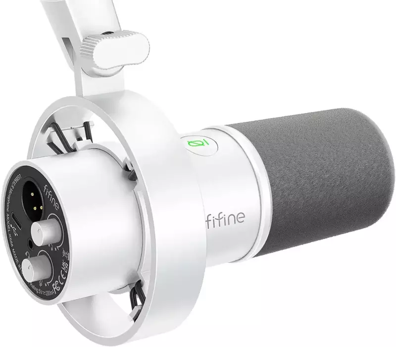 Mikrofon dynamiczny Fifine K688W (biały) Mikrofon dynamiczny Fifine K688W (biały)