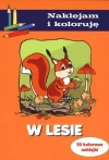 W lesie. Naklejam i koloruję - zdjęcie