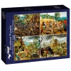 Puzzle 1000 elementów. Cztery sezonu, Brughel, 1918 - zdjęcie