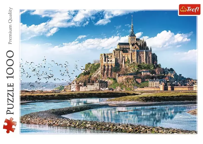 Puzzle 1000 elementów. Mont Saint-Michel Puzzle 1000 elementów. Mont Saint-Michel
