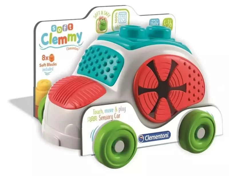 Clemmy. Autko z klockami Clemmy. Autko z klockami