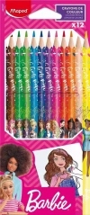 Kredki Barbie 12szt MAPED - zdjęcie