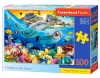 Puzzle 100 elementów. Delfiny w tropikach - zdjęcie