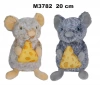 Pluszak Mysz 20cm Siedzaca z Serkiem Sa - zdjęcie