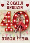 Kartka okolicznościowa Urodziny 40 MF31 - zdjęcie
