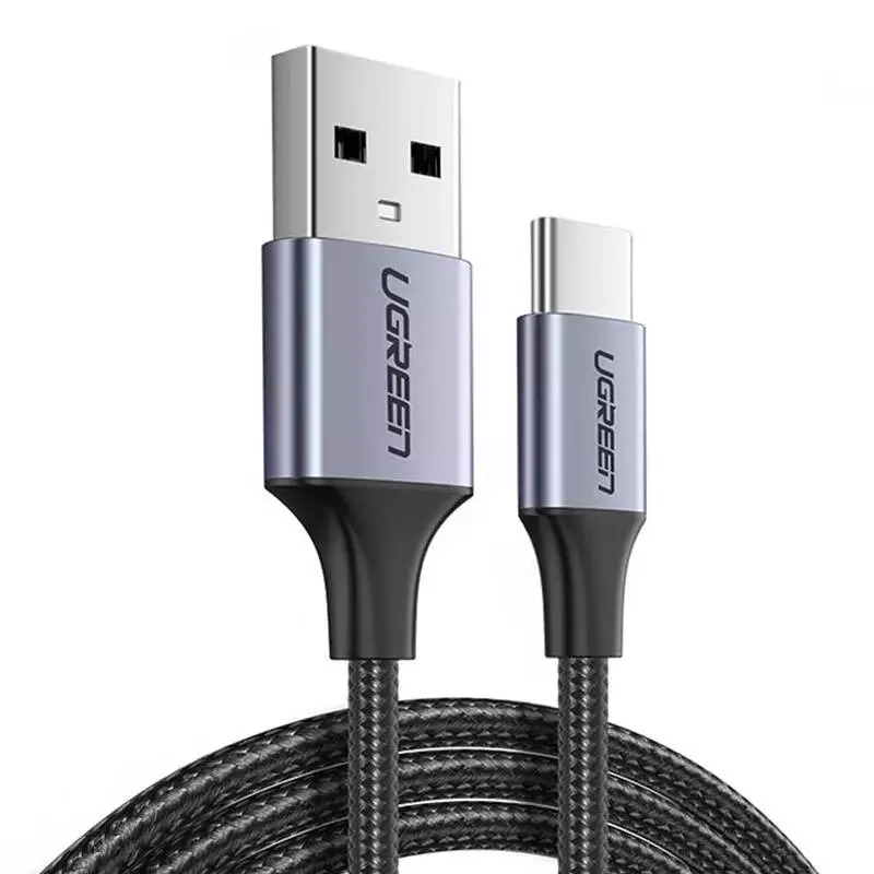 Kabel UGREEN US288 USB-A-USB-C 2m (czarny) Kabel UGREEN US288 USB-A-USB-C 2m (czarny)