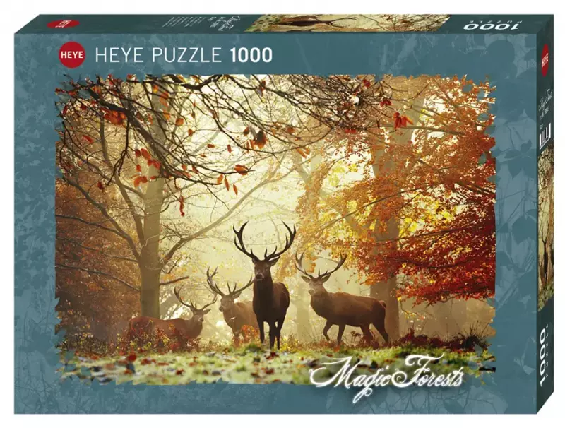 Puzzle 1000 elementów. Magiczny las. Jelenie Puzzle 1000 elementów. Magiczny las. Jelenie