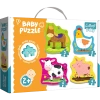 Puzzle 18 elementów. Zwierzęta na wsi - zdjęcie