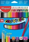Kredki trójątne Color'Peps, 36 kolorów - zdjęcie