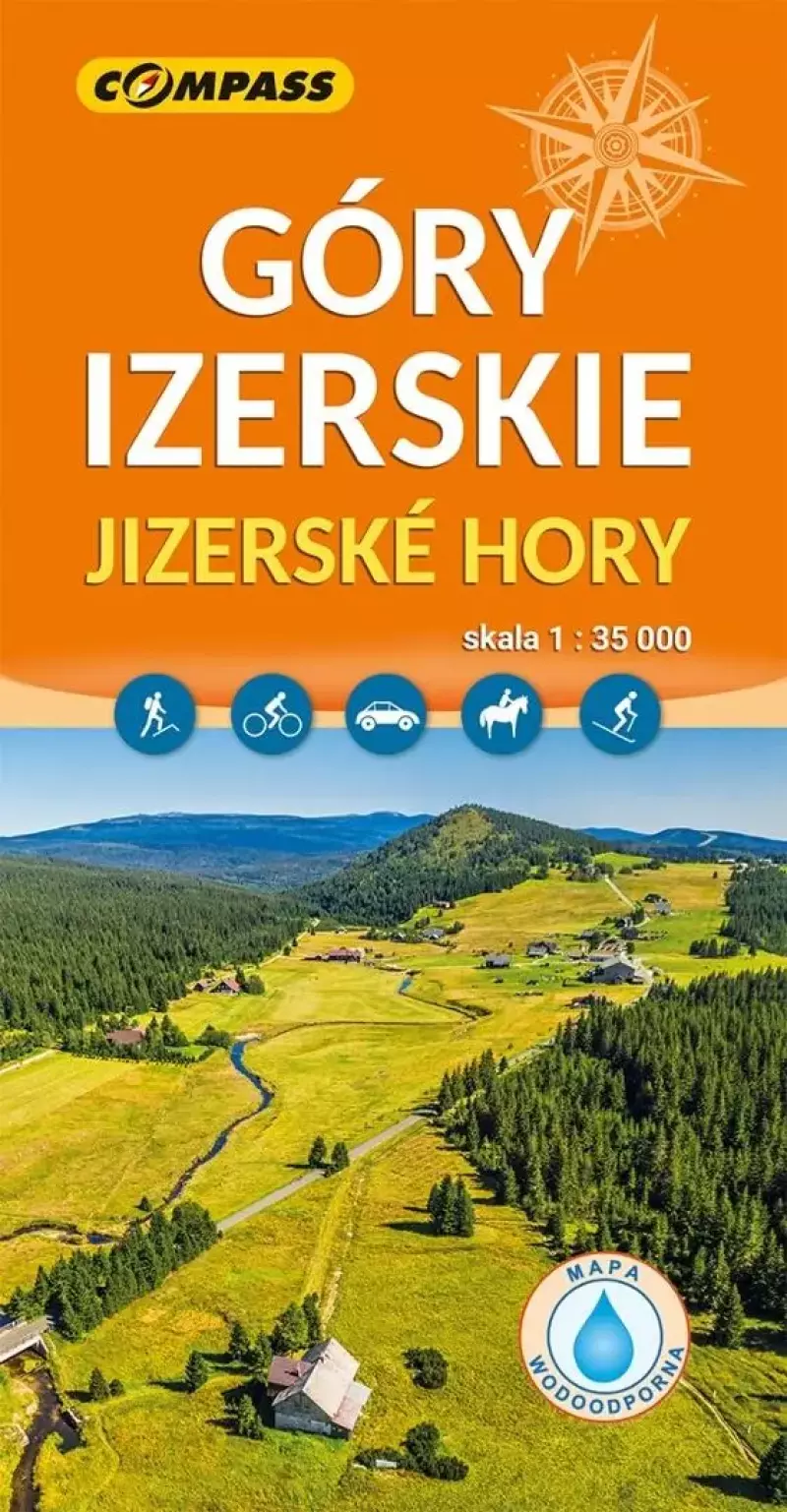 Mapa turystyczna - Góry Izerskie 1:35 000 Mapa turystyczna - Góry Izerskie 1:35 000