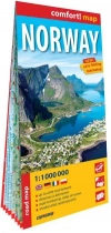 Norwegia (Norway laminowana mapa samochodowa 1:1 000 000 - zdjęcie