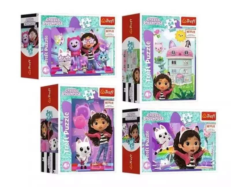 Puzzle 54 mini Z Gabby zawsze jest wesoło TREFL Puzzle 54 mini Z Gabby zawsze jest wesoło TREFL