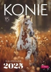 Kalendarz 2025 A4 Ścienny Konie - zdjęcie