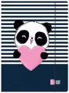 Teczka z gumką A4 STRIGHT Love Panda - zdjęcie