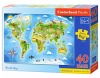 Puzzle maxi 40 elementów. Mapa świata - zdjęcie