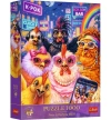Puzzle 1000 Selfie z kurami TREFL - zdjęcie